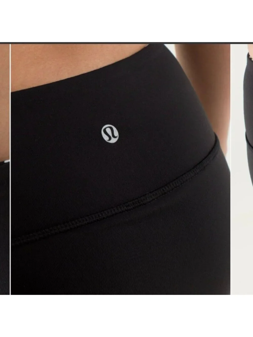 Lululemon A Go Go Crop Black / Mod Dot Printed